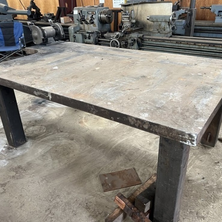 Steel Table w/Eagle Grinder
