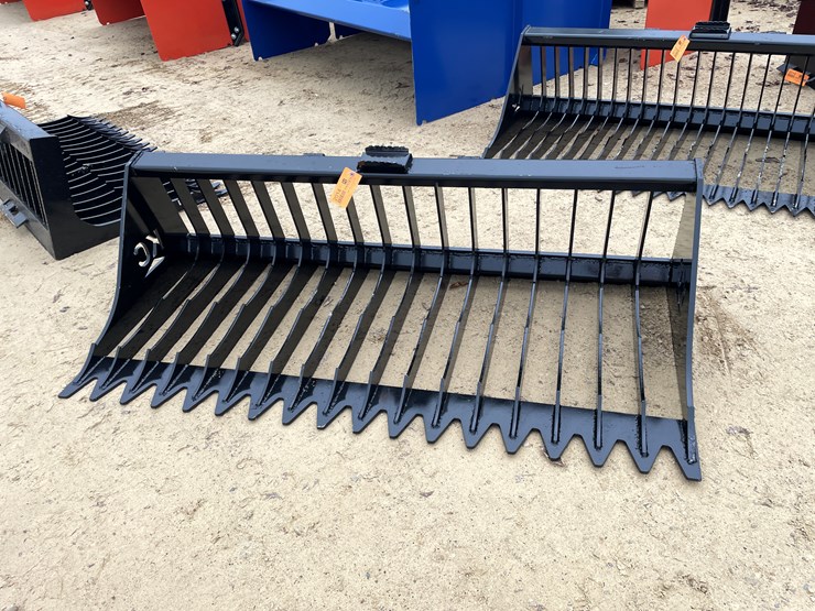 #2014-•-new-kc-76"-fine-skeleton-skid-steer-bucket-image-2