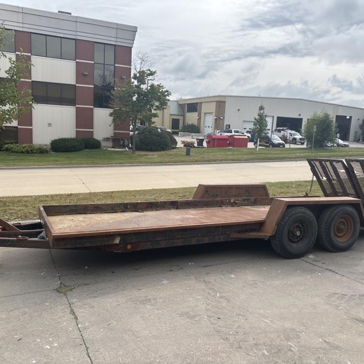 #5077 • 1991 Palm Manufacturing 20' Utility Trailer