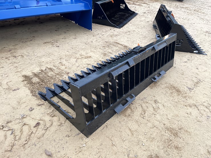 #2013-•-new-kc-76"-fine-skeleton-skid-steer-bucket-image-6