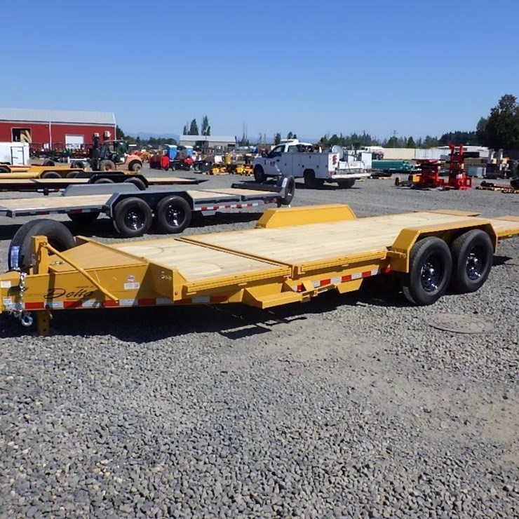 2025 Delta 7'x20' T/A Tilt Deck Trailer