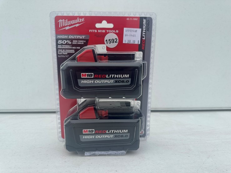 #1592-•-milwaukee-m18-high-output-xc6.0-batteries-(2-pack)-image-2