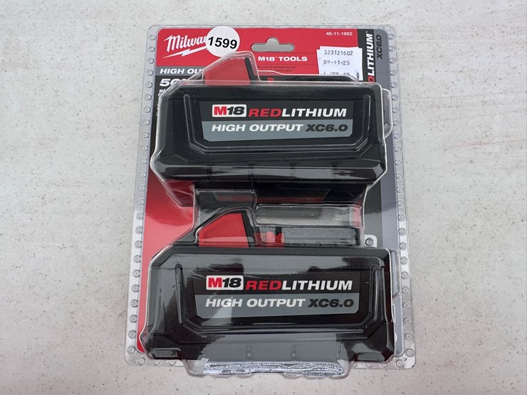 #1599-•-milwaukee-m18-high-output-cx6.0-batteries-(2-pack)-image-2