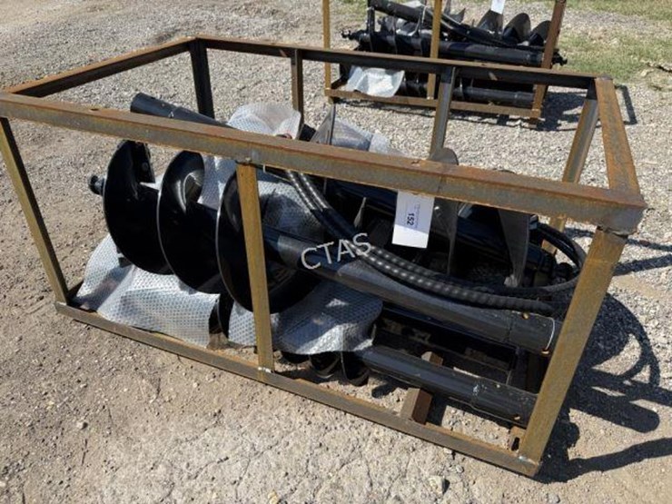 #152-•-mower-king-skid-steer-loader-w/-2-augers-image-2