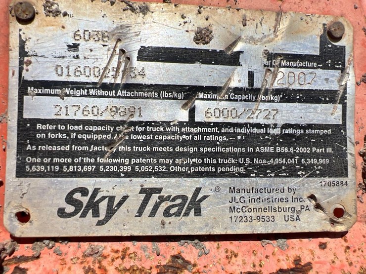 2007-jlg-skytrack-6036-telescopic-forklift-image-14