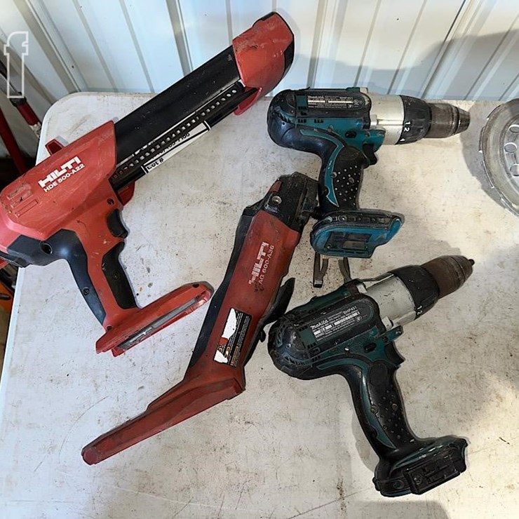 HILTI ASSORTED HILTI / MAKITA TOOLS