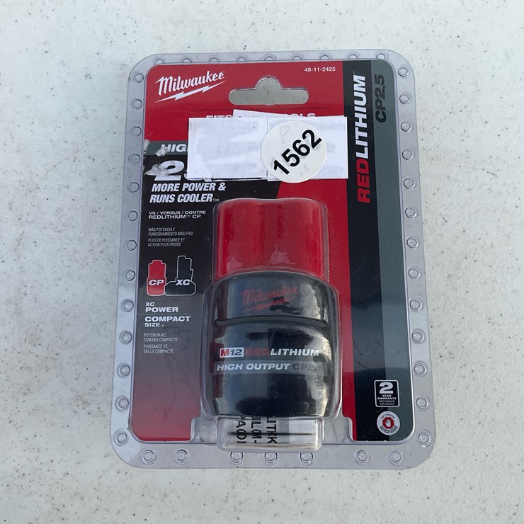 #1562 • Milwaukee M12 REDLITHIUM HIGH OUTPUT CP2.5 Battery