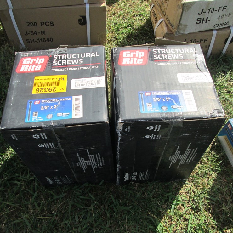 #29326 • Lot of (2) 3/8"x3" Structural Screws
