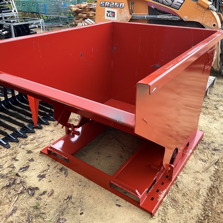 #2001 • New KC Self Dumping Hopper with Fork Pockets