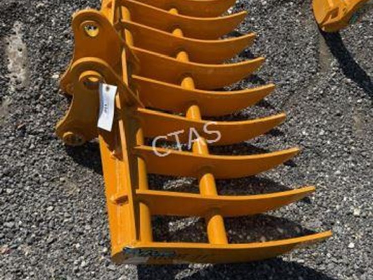 #132-•-44"-cat305-rake-for-excavator-image-1