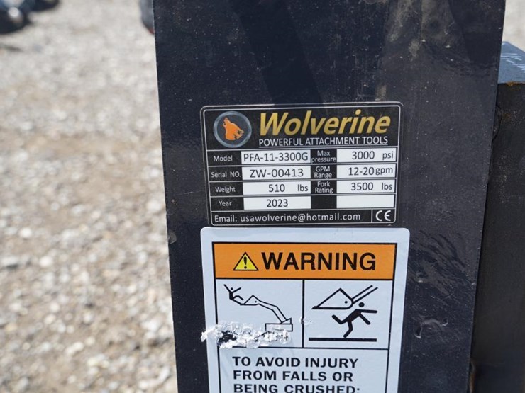 #2521-•-new!-wolverine-pallet-fork-hydraulic-adjustable-image-5
