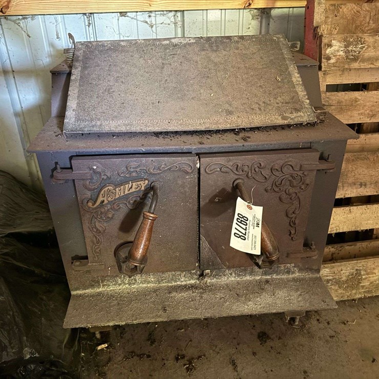 Vintage Cast Iron Wood Stove