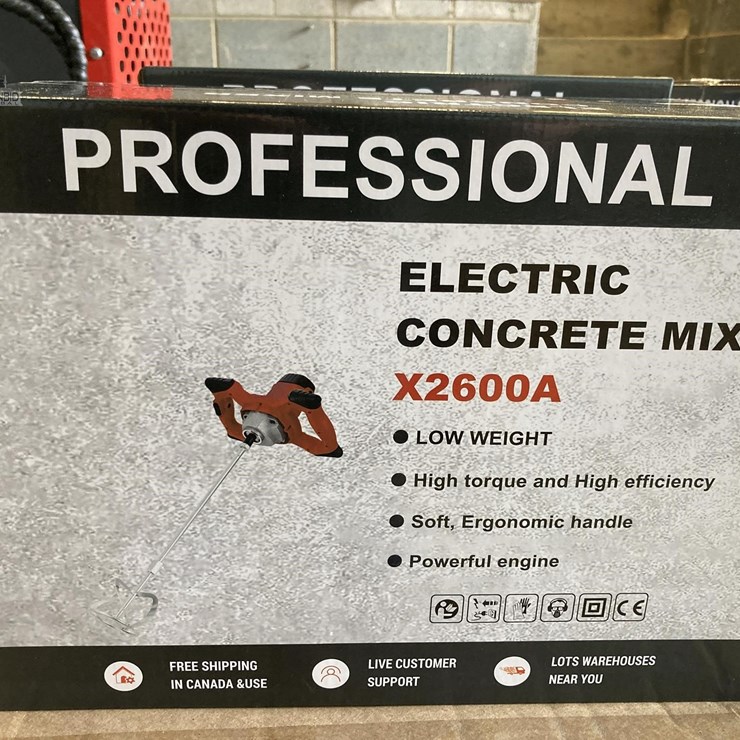 PROFESSIONAL X2600A CONCRETE MIXER 10047