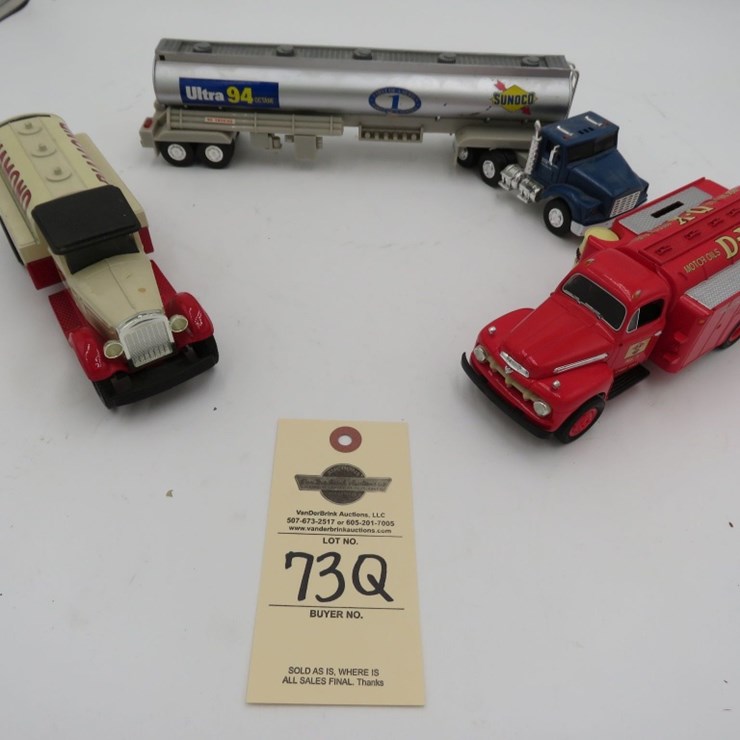 Oil Company Advertising Toy Truck Group