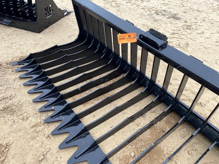#2013-•-new-kc-76"-fine-skeleton-skid-steer-bucket-image-10