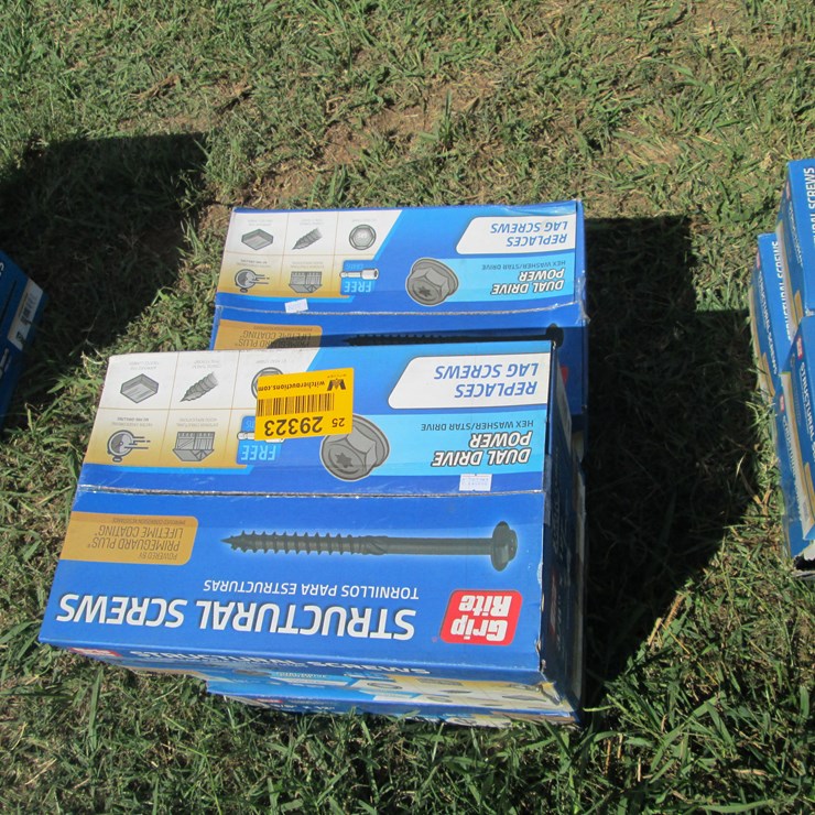 #29323 • Lot of (5) 3/8"x12" Structural Screws