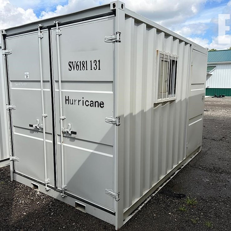 HURRICANE 7'X11'9"X8' SHIPPING CONTAINER