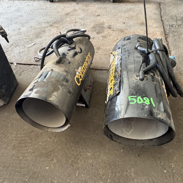 LOT OF (2)- MR. HEATER CONTRACTOR SERIES PROPANE H LOT OF (2)- MR. HEATER CONTRACTOR SERIES PROPANE H