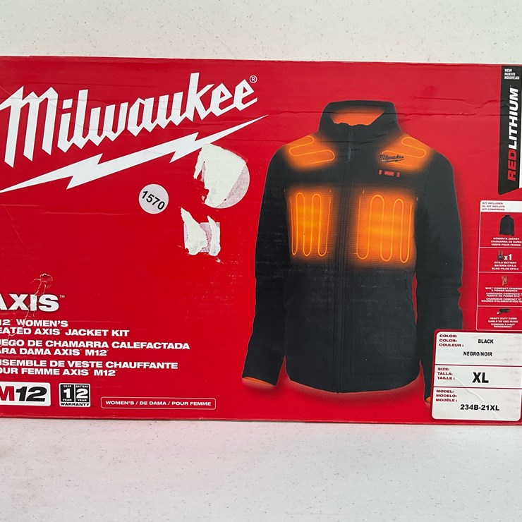 #1570 • Milwaukee M12™ Women's Heated AXIS™ Jacket (XL) Black