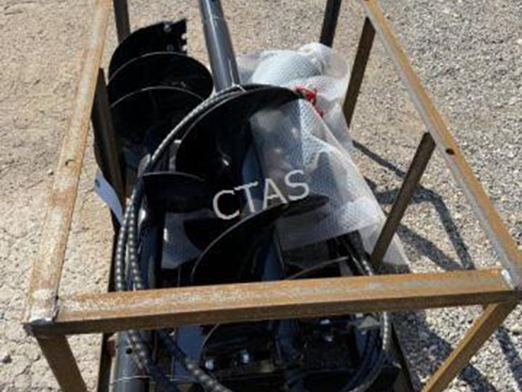 #152-•-mower-king-skid-steer-loader-w/-2-augers-image-1