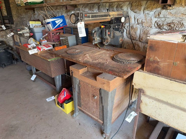 craftsman-10-inch-radial-arm-saw-on-rolling-cart-image-1