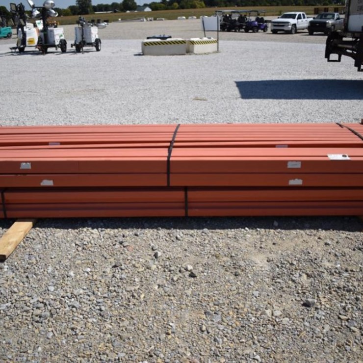 12-Foot Steel Pallet Rack Beams