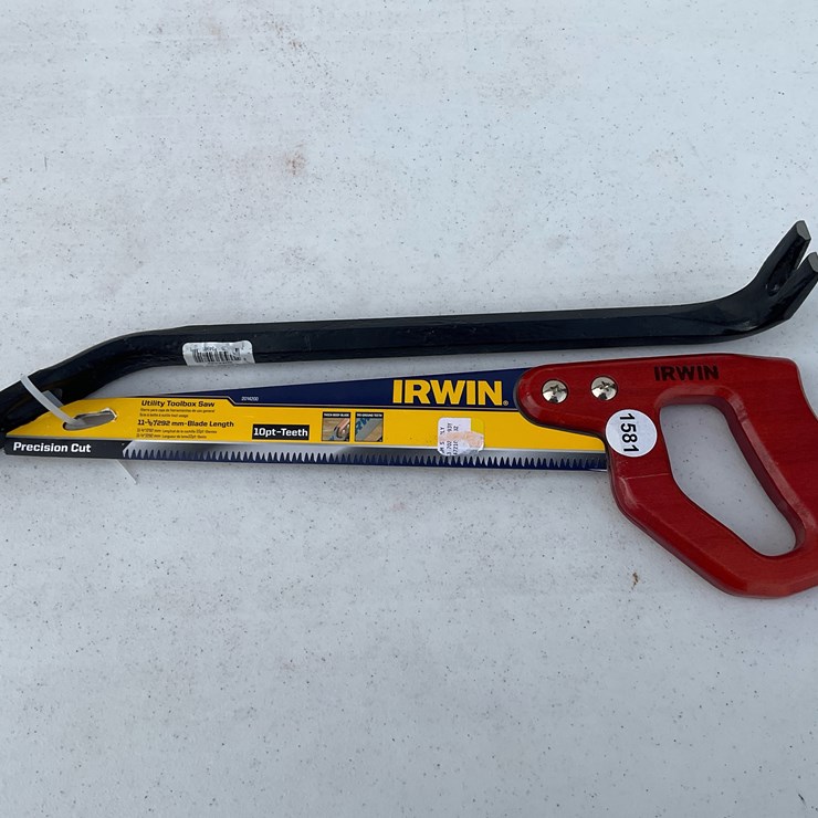#1581 • Saw And Pry Bar