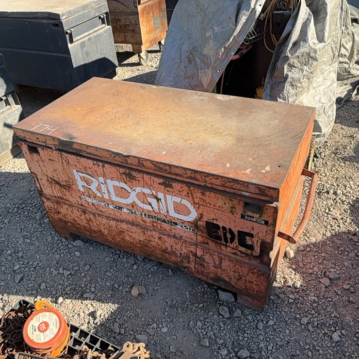 RIGID 2048 JOB BOX WITH CONTENTS: HD SHACKLES UP TO 50 TON SUPPORT EQUIPMENT