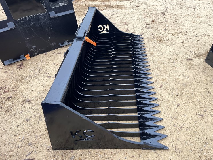 #2012-•-new-kc-72"-fine-skeleton-skid-steer-bucket-image-4
