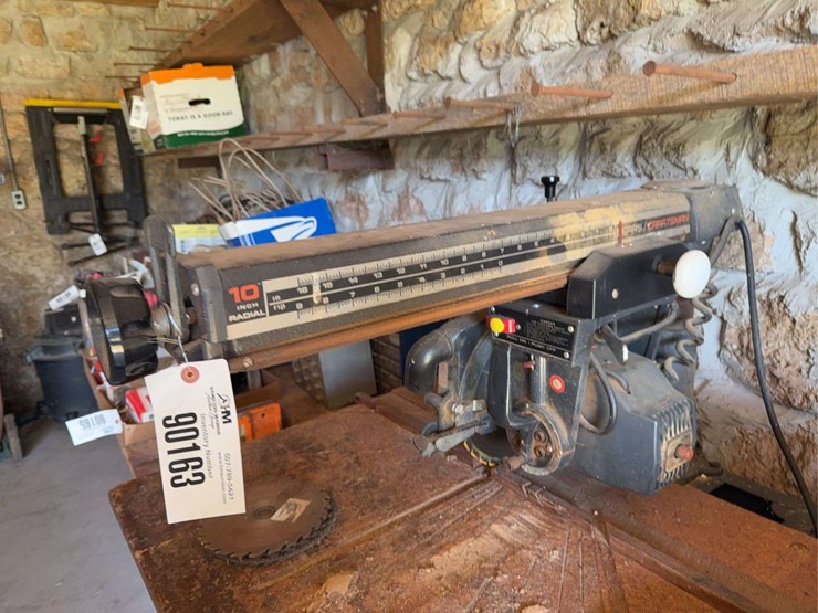 craftsman-10-inch-radial-arm-saw-on-rolling-cart-image-2