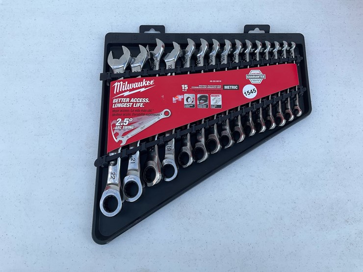 #1545-•-milwaukee-15pc-metric-ratcheting-wrench-set-image-1