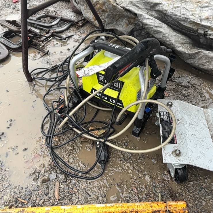 RYOBI 1600 PSI, 1.2 GPM ELECTRIC PRESSURE WASHER SUPPORT EQUIPMENT