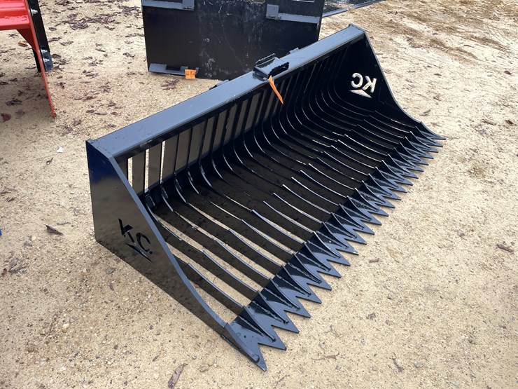 #2012-•-new-kc-72"-fine-skeleton-skid-steer-bucket-image-3