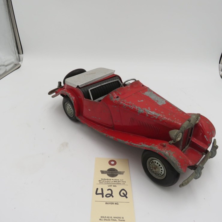 1950's Doepke Model Toys MG Sports Car Toy