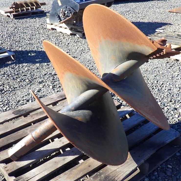 Excavator Auger Attachment