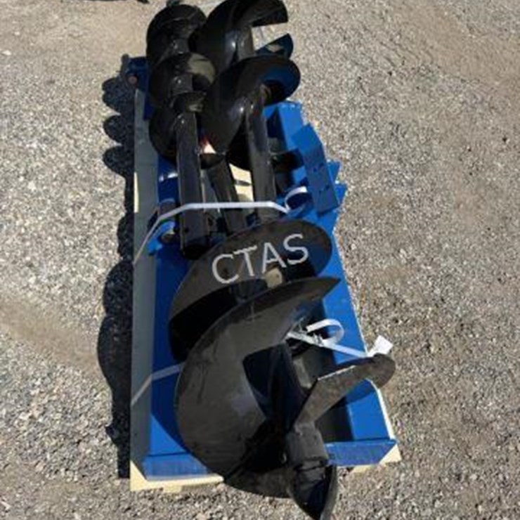 #129 • Skid Steer Loader w/ 3 Augers - 8", 12", & 16"