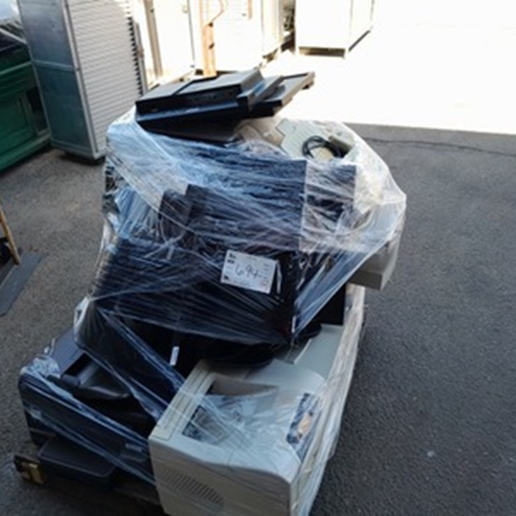 LOT#-808-COMPUTER MONITORS & PRINTERS