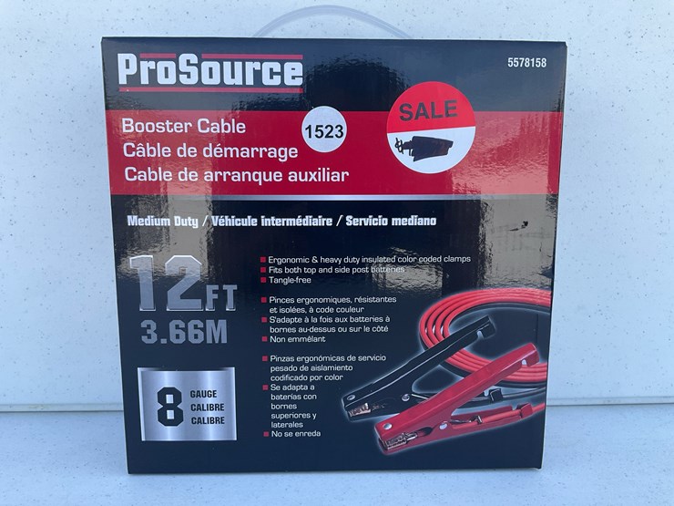 #1523-•-pro-source-12ft-booster-cable-image-1