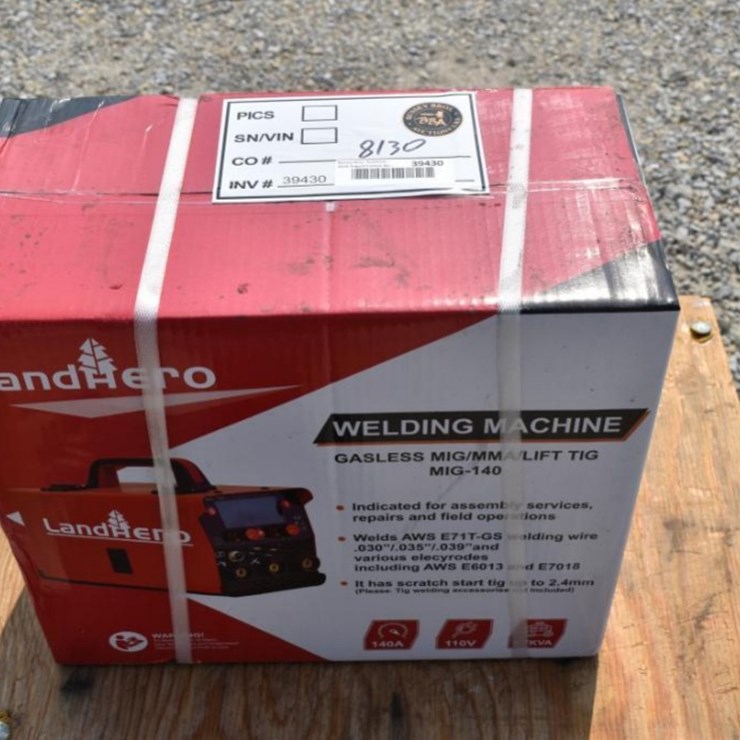 LandHero MIG-140 Gasless MIG Welder with IGBT Technology