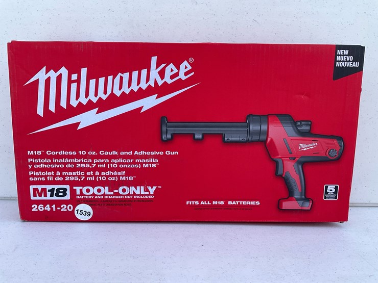 #1539-•-milwaukee-m18™-cordless-caulk-and-adhesive-gun-image-1