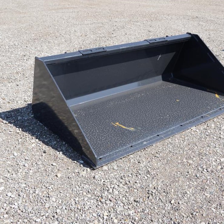 #2528 • New Skid Steer Track Duty Bucket Attachment