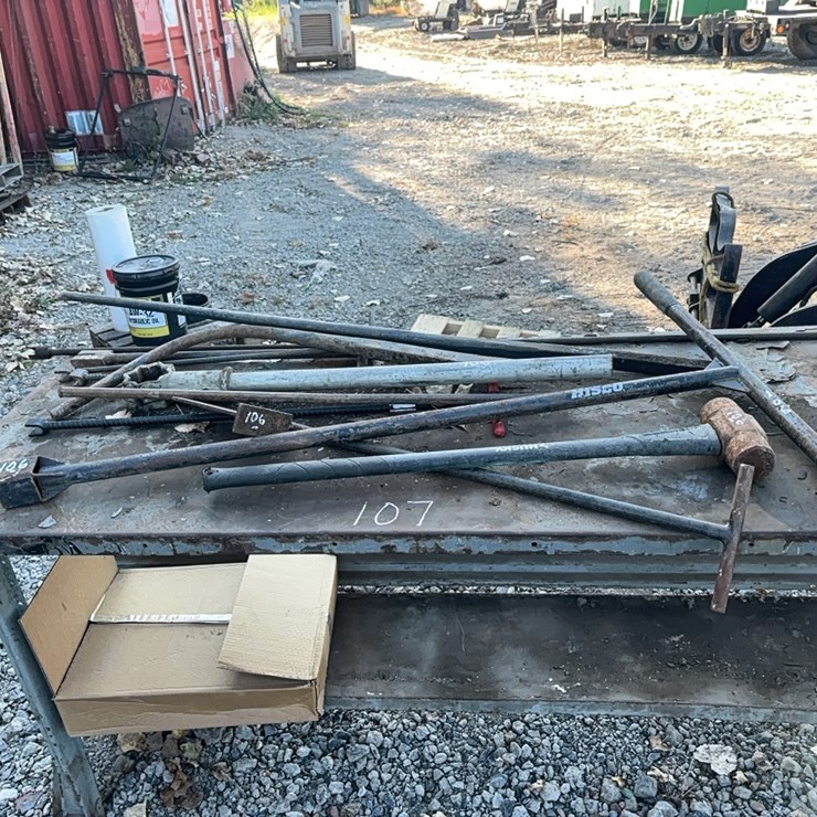QUANTITY OF ASSOERTED GATE WRENCHES SUPPORT EQUIPMENT