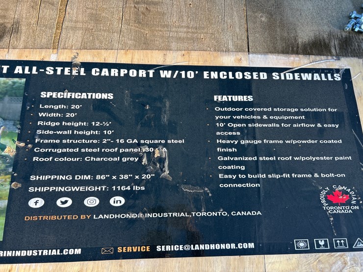 #46-•-20’x20’x10’-steel-carport-with-sidewalls-image-3