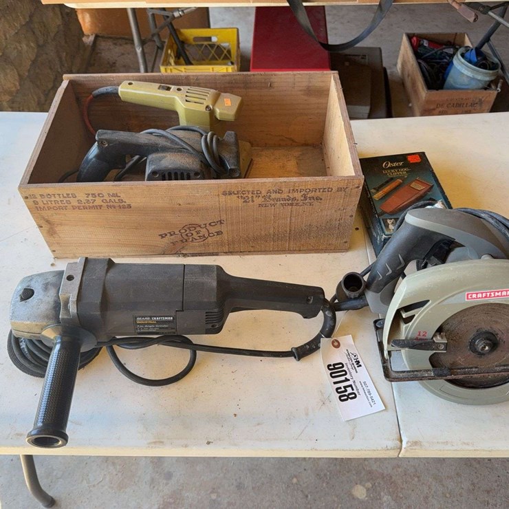 Corded Tools - Grinder,  Belt Sander, Circular Saw, Clippers