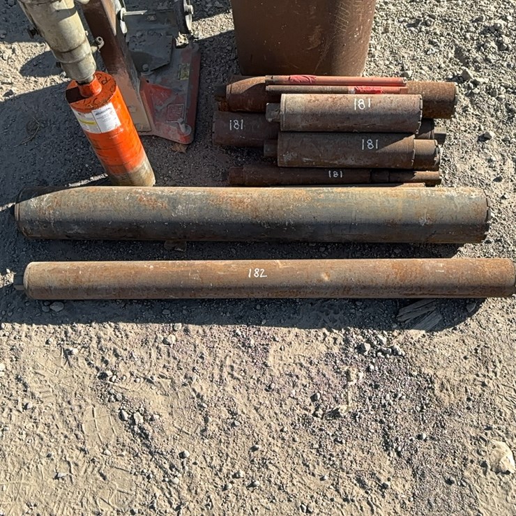 6IN. x4FT. & 4IN.x4FT. CORE DRILL BITS SUPPORT EQUIPMENT