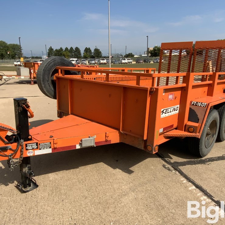2009 Fellng FT-16OT T/A Utility Trailer