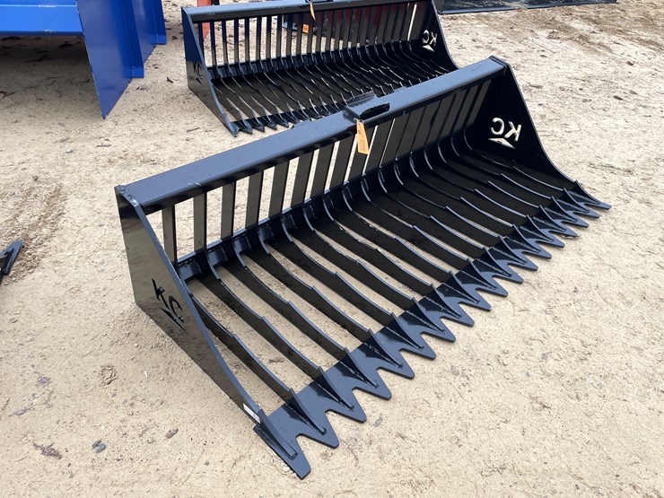 #2014-•-new-kc-76"-fine-skeleton-skid-steer-bucket-image-3