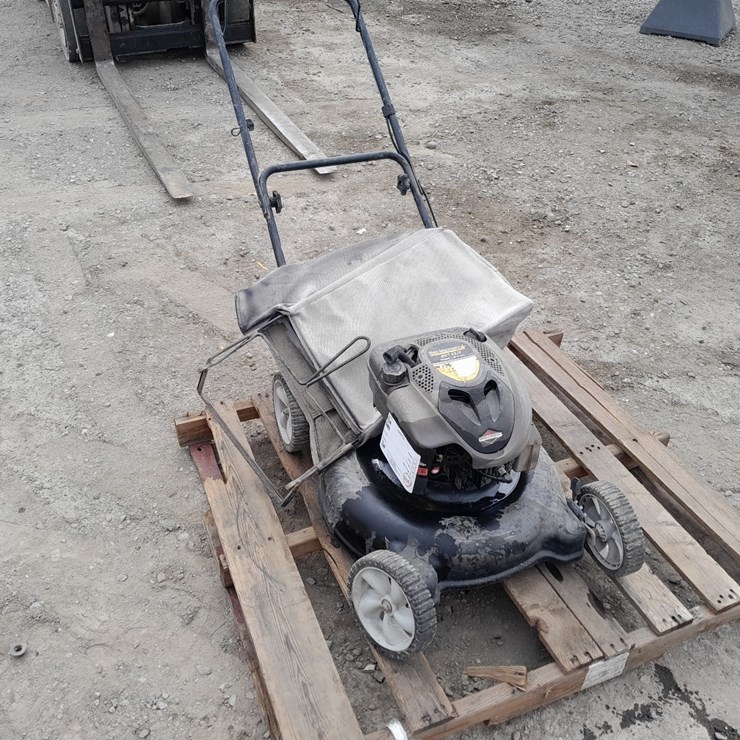 LOT#-107-YARD MACHINES BY MTD LAWN MOWER