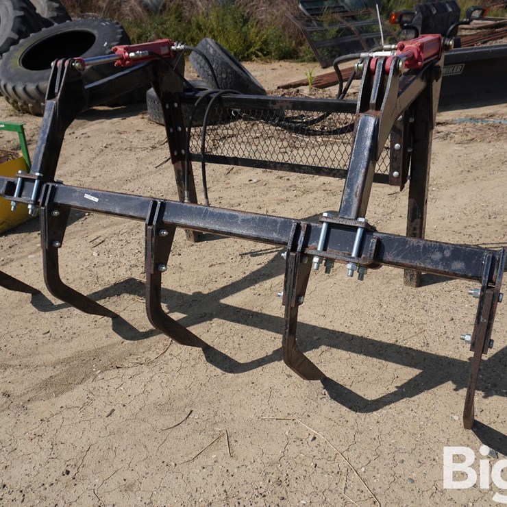 90" 5 Tine Grapple W/Flat Face Couplers