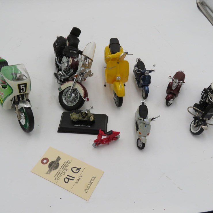 Toy Motorcycle Grouping